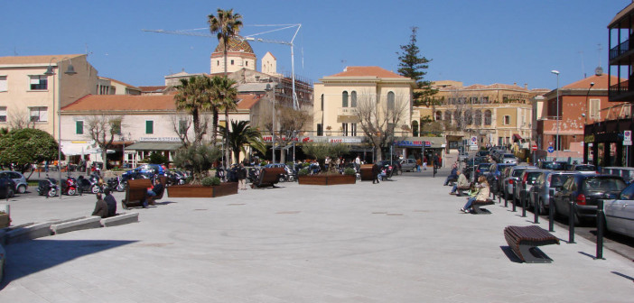 Alghero (Sardegna), Sardinia (Italy), piazza Sulis2