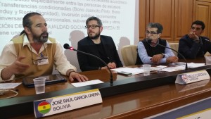 intervento di Raúl García Linera - Analista politico Boliviano e membro del Movimento per il Socialismo